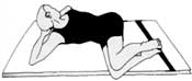 Supta UdarakarshanAsan (Sleeping abdominal stretch pose)